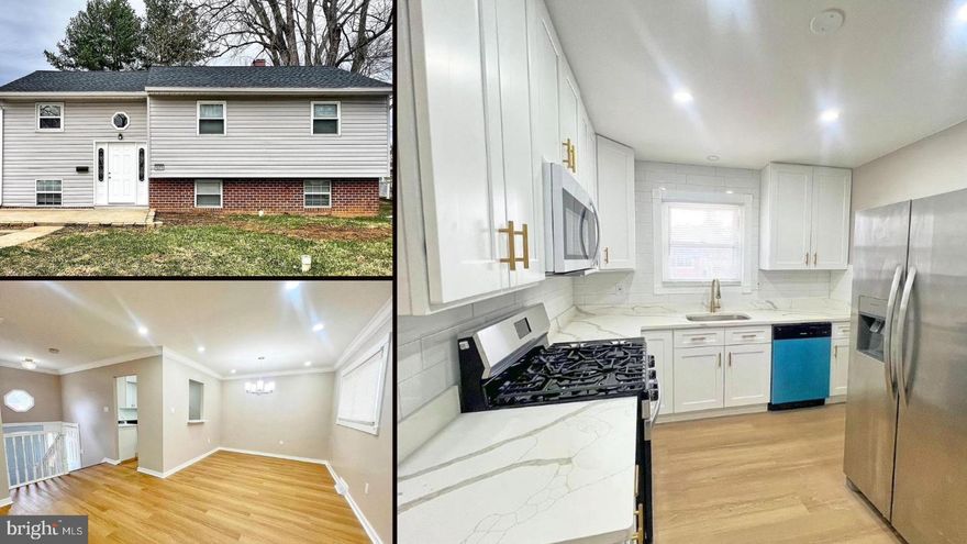Beautifully renovated 6 bedroom 2 baths home. Featuring open and bright floorplan. Gleaming floors throughout. New kitchen with SS appliances and granite. Updated baths, Fully finished basement w/ 3 brms and a full bath. Some additional updates include: New Roof and gutters 2023, New water heater 2026, New Sewer Line in 2018, New Driveway 2026. Nice back yard. MUST SEE!