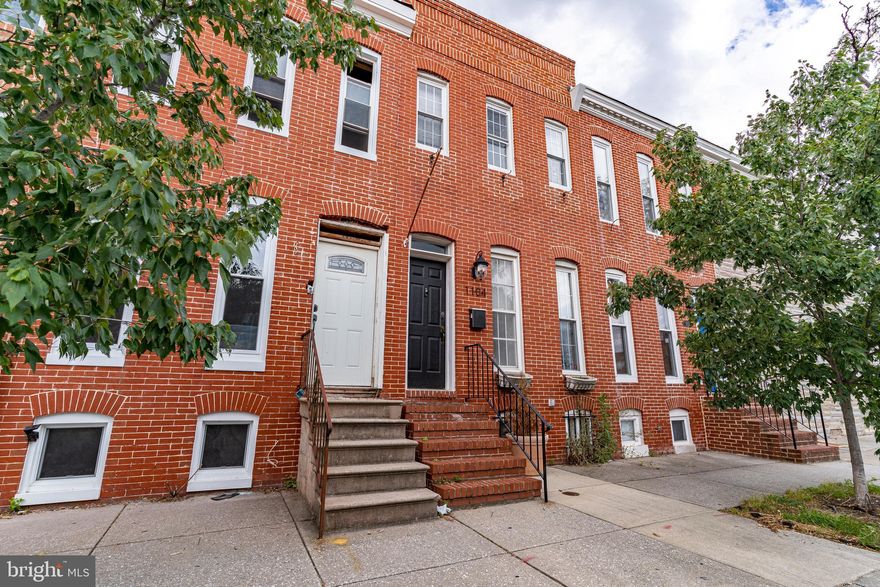 Great Rental Opportunity, conveniently located for easy commute to downtown, hospitals, universities and quick access to major interstates. Renovated, unique layout with open floor plan on the main level with a finished basement space and two bedrooms upstairs with a large full bath in between. Spiral staircase to a roof top deck. Currently occupied, so we will have a 2 hour window to show during a week day, another during an evening and one during a weekend day. Available Aug. 1.