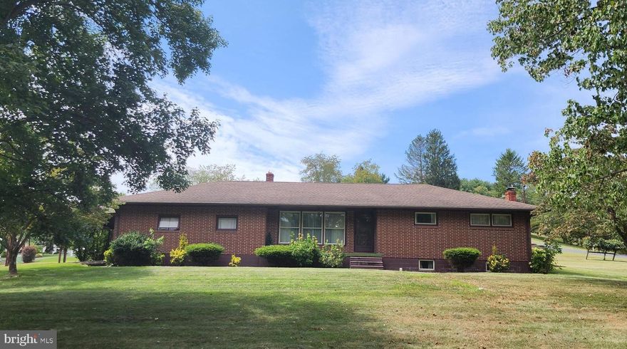 Charming all brick One Level home in Mountain Side Maryland, stunning views, rural setting,well maintained, 3 bedrooms, 2 full baths, all appliances convey, full basement,  central A/C and gas furnance 8-10 years old, 2 car garage, carport, large lot, be sure to schedule your tour!