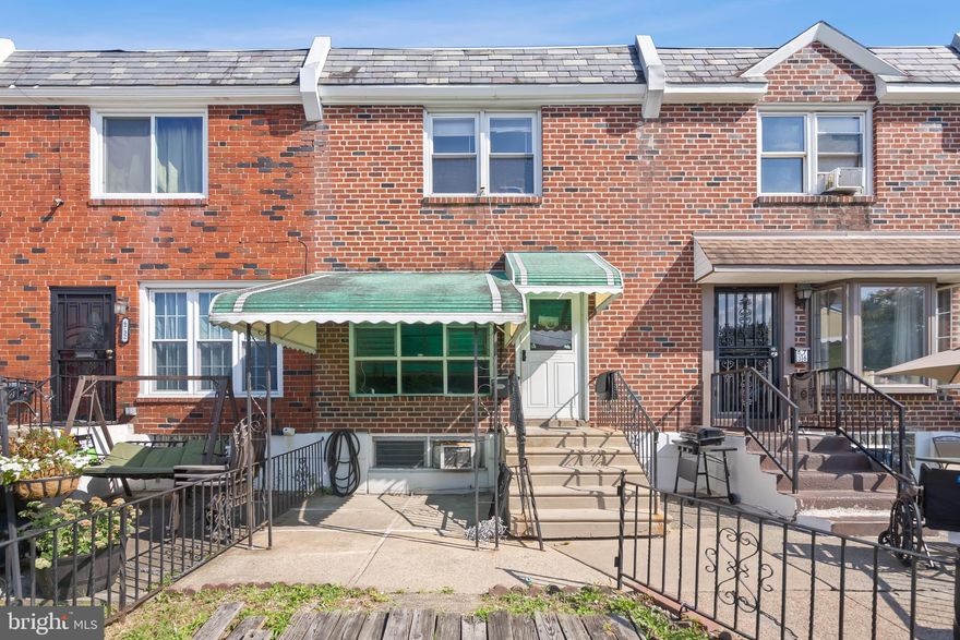 Well-kept Elmwood Park 3 Bedroom, 1 Bath Home with driveway parking, additional rear yard, garage and so much more! Lots of potential! Make your appointment today and come check it out! Rarely offered home in a desirable section of Southwest Philadelphia. Walk up and find a nice-sized front yard and porch that is a good place for entertaining and relaxing. As you enter this home, you will find a nice-sized living room, separate dining room, and eat-in kitchen. The basement is partially finished with all mechanical systems and washer/dryer. There is a rear entrance as well from the driveway and an interior doorway into the garage. The garage is good for storage or small car parking. Back behind the common shared driveway is an additional lot that is the back yard for this property. Great space! The second floor features three nice-sized bedrooms with good closet space and a well-maintained 3-piece ceramic tile bathroom. This home has tons of potential! Make your appointment today, make your offer and call it yours! Come check this one out! Conveniently located to all that Philadelphia has to offer! Property being sold in its present "AS-IS" condition.