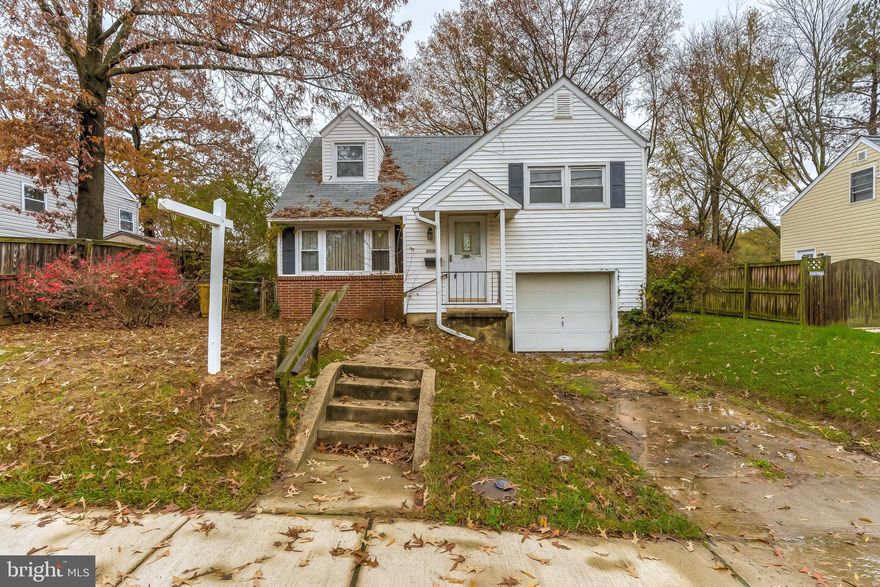 Great opportunity to fix up a house and earn sweat equity.  This four level split has a lot of potential.  The exterior looks good and there are hardwood floors on the main and two upper levels.  Main level with LR and KT, upper level with two bedrooms and a full bath and an upper 3rd level with another bedroom.  Lower level has a garage and utility room with a half bath.  Fenced rear yard.  Houses like this one that are renovated have been selling fast with a much higher sales price...this is a great deal.  Seller prefers cash offers and will not entertain FHA/VA offers.  Must be sold AS IS.