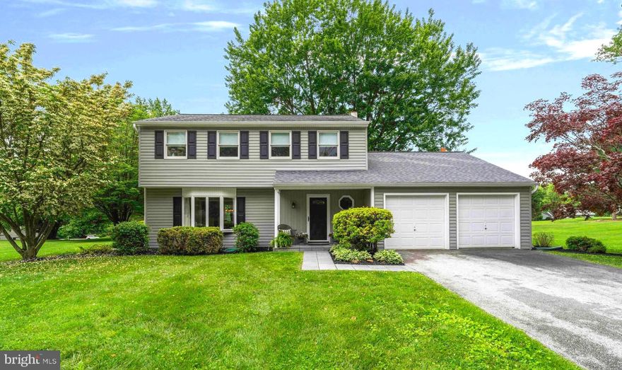 Welcome to 125 Christine Drive, situated on beautiful, level .69 acre lot. This classic Colonial offers 4 bedrooms, 2.5 baths and a light-filled, open floor plan. Highlights include updated kitchen and baths, fireplace in family room, plenty of storage space in the unfinished basement and storage area above the 2 car attached garage, public water & sewer and no HOA.  Enjoy summer nights on the front porch or private patio overlooking the spacious yard. The Eagle Manor neighborhood is part of the highly acclaimed Downingtown East school district and award-winning STEM academy.  Nearby Marsh Creek State Park and Hickory Park offer many recreational opportunities. Minutes to Routes 100/113/30; PA Turnpike, shopping and restaurants. See attached floor plan for room sizes. Showings begin Saturday June 21. Open House Sunday June 22.