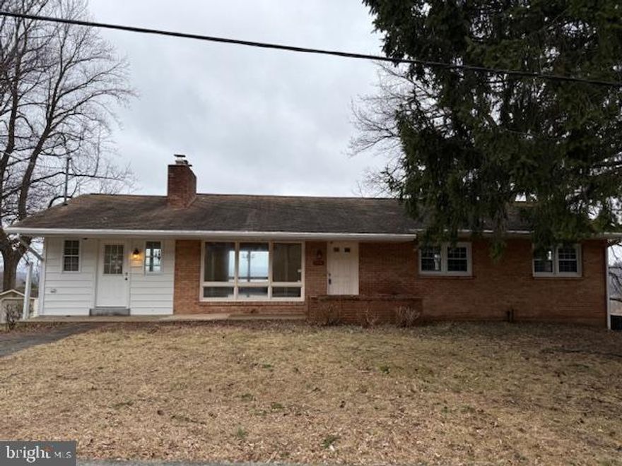 Solid Brick Rancher on Elevated Lot with Great Views.  Home has Good Bones and Partially Finished Basement.  Lots of Living Space to Enjoy!  Home has Two Building Lots, One on Either Side of the Home that have Separate Tax Numbers and Can be sold Separately at a later date!  A Rare Opportunity! Seller to install Carpet in Home with Acceptable offer!