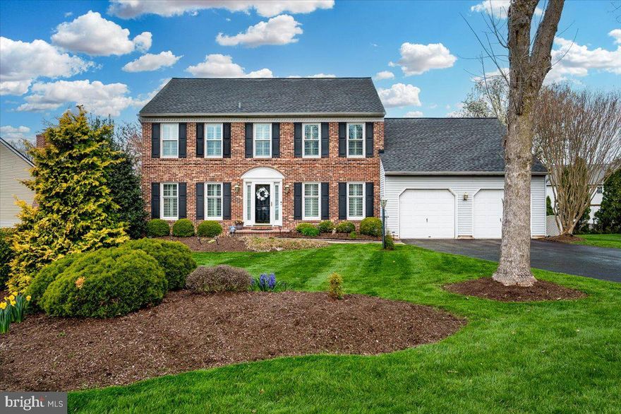 Welcome to this beautiful 4 bedroom, 2.5 bath home on a cul-de-sac lot in the extremely popular community of Chartwell!  This home has been meticulously cared for by the original owner with stunning improvements!  When you arrive at this home, you will see a gorgeous brick front exterior.  The foyer entry has lovely hardwood flooring and adjoins the formal Living Room and elegant Dining Room with crown molding, chair rail and hardwood flooring as well.   You will absolutely love the eat-in Kitchen which is open to the Family Room with brick gas fireplace and raised hearth, two skylights, vaulted ceiling and French doors.  The Kitchen is awesome with beautiful granite counters, recessed lighting, updated stainless 5- burner range and new dishwasher, ceramic tiled floor, breakfast bar, microwave,  desk area, lazy susan, two pantry closets and refrigerator included!  There is a spacious main floor laundry area and convenient powder room.  Just wait until you see the spectacular three seasons Florida Room as it is truly amazing!  The second level has very spacious bedrooms beginning with the grand Main Bedroom Suite with huge walk-in closet, private full bathroom with walk-in double shower with seat, separate toilet area, separate sink area and vanity table/desk, linen closet and ceramic tiled floor.  The other bedrooms have great closet space and the main hall full bathroom has ceramic tile, separate sink area and separate tub and toilet room.  There are so many other awesome features:  new gas heater in 2023 and updated central air conditioning in 2016, updated roof in 2015, beautiful plantation shutters, new windows throughout, 2-car garage with extra storage space and electric opener, attic with pull-down stairs, loads of space in the full basement with high ceilings, perfect to place a workshop area and storage shelving included.  This location is stellar in that you are close to everything with an easy commute to Wilmington or Philadelphia, train stations, airport, I-95, fine restaurants, parks, pools and the list goes on and on!!!   This one won't last!