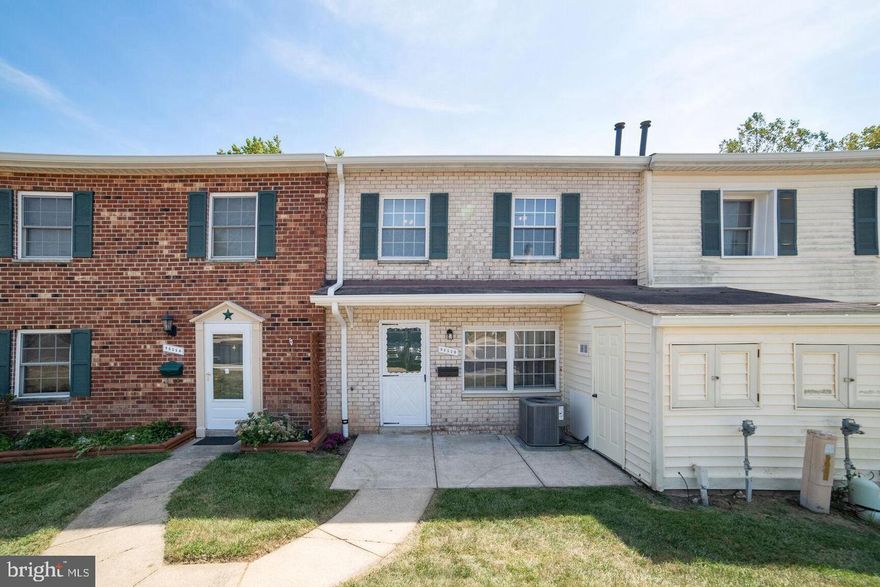 Welcome to this delightful 2-bedroom, 1.5-bath townhouse in the Whiskey Bottom subdivision of Laurel, MD. With approximately 920 sq ft of living space, this well-maintained unit offers a warm, traditional layout across two levels. 

* Upstairs features two comfortable bedrooms and a full bath. 
* Main level includes a convenient half-bath, perfect for guests. 
* Open traditional floor plan with a cozy dining area. 
* Kitchen with full-size appliances: dishwasher, refrigerator, and disposal included. 
* In-unit laundry: washer and dryer hookups / units included. 
* Flooring combines carpet and laminate for both comfort and easy upkeep. 
* Heating: natural gas forced-air; Cooling: central AC. 
* Utilities: gas water heater; public sewer and water. 
Built in 1974 with a mix of brick, vinyl siding, and frame construction.