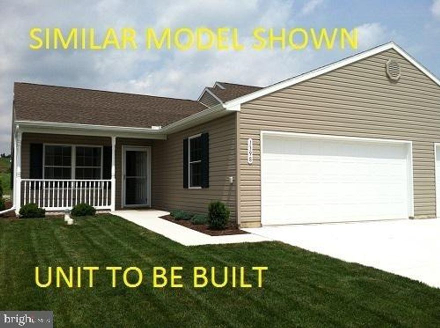 The MANCHESTER - This Unit UNDER CONSTRUCTION and can be finished to suit your tastes in this quiet active adult (age 50+) condo community.  LOW monthly fee includes all yard/building maintenance and snow removal! Come pick your interior finishes in this spacious 2-bed and 2-bath floor plan to make it yours!  Model homes OPEN DAILY 12-4!