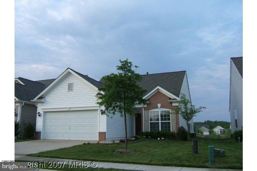 **Over 55 Community**
Great location with beautifu, private view.  Security Gate.  Interior has large open layout with lots of natural light.  Eat in Kitchen. Fireplace and two bedrooms and two bathrooms.  Owner pays Membership to Community Center.  Falls Run Active Adult Community. (1 occupany must be 55+) Wonderful amenities, including indoor and outdoor pools, tennis, bocce, fitness room, party rooms, billiards and walking path.  Short distance to dining and shopping.