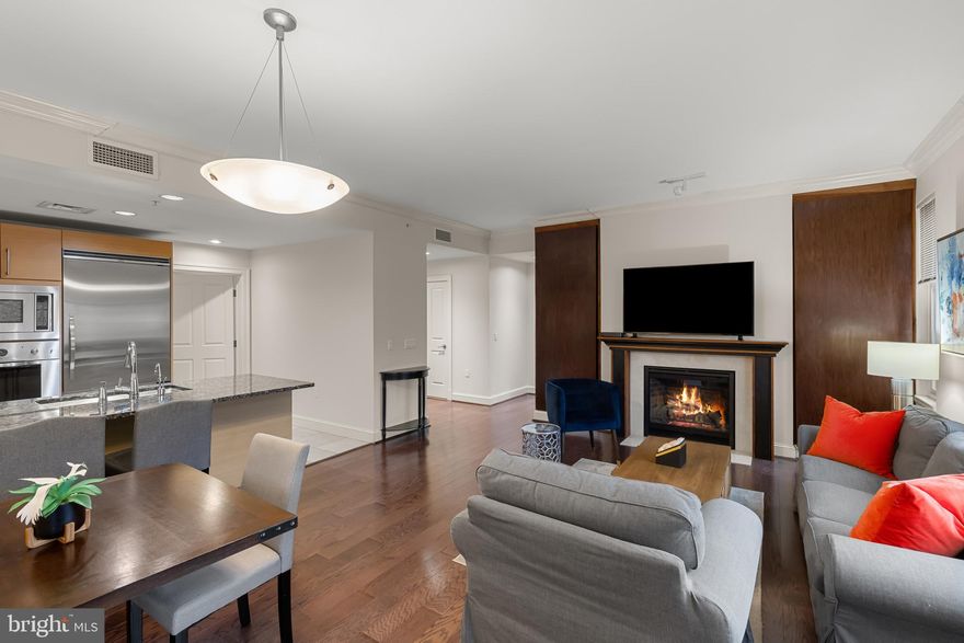 Beautifully furnished and light filled one bedroom, one full bath and one half bath with over 1,300 square feet of space on the terrace level at the Ritz-Carlton Residences Baltimore. An open floor plan accompanied by high end Viking Appliances and dark hardwood floors, accented with a marble fireplace, makes for a versatile and superior living space. The expansive primary suite comes complete with walk in closet and spacious marble spa bath which includes large walk-in shower and a jetted garden tub. In addition to the impressive interior features, residents may also enjoy the many services and amenities of a Ritz-Carlton 5-star Hotel in the privacy of their own home including valet parking, porter service, doorman, dedicated concierge, 24-hour onsite security, guest suites, salt water indoor pool, fitness center, movie theater, board room, and game and billiard room as well as meticulously maintained gardens and grounds. The Ritz-Carlton Residences is conveniently located on the Inner Harbor and Promenade and steps from Federal Hill Park, the water taxi, and restaurants. Extremely quick access to I-95, 83N, BWI, and Penn Station. Schedule your tour today.