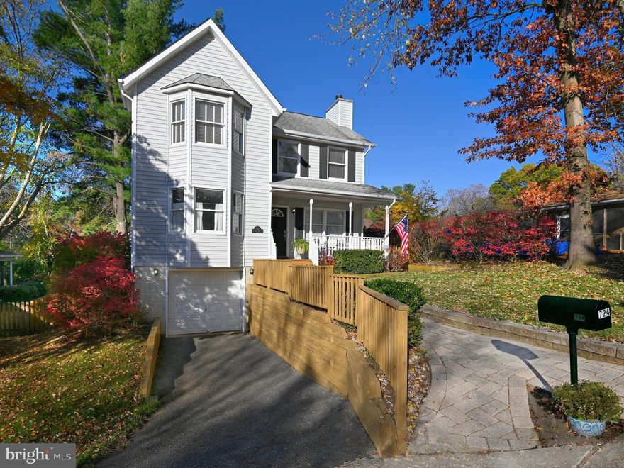 Beautiful like new colonial with large front porch!  Spacious 3 bed- &  2.5 bath furnished home with 1 car garage located on a quiet side street within walking distance to the Naval Academy Stadium, West Annapolis, downtown Historic Annapolis, restaurants, and shopping - this home is a MUST SEE! You will love the open floor plan; just perfect for entertaining. Home has lots of windows; very light and bright. The upgraded kitchen features granite countertops, stainless steel appliances, a breakfast bar and large pantry. The kitchen opens to the dining room which flows into the large living room with wood burning fireplace; large slider doors open to the large back deck and fenced in yard. Beautiful solid oak hardwood floors throughout the main level and crown molding throughout the home.  Home was professionally painted in the last few years. Large Master Suite with Master Bath and Closets, 2 other bedrooms and another full bath; all with new high end carpet. The basement offers; a great family room, and a storage area with walk out to the backyard and to your garage. Entertain friends and family on your deck in your fenced in backyard before heading to the stadium for a game or a stroll downtown Historic or West Annapolis! The house is immaculate!  Great place to call home! : )