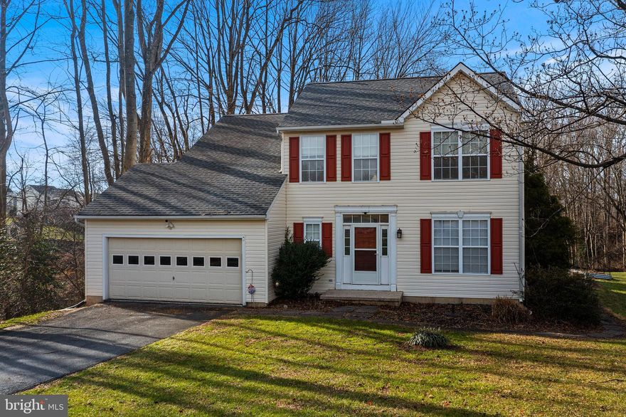 Welcome to 360 Yorklyn Rd, this gorgeous 4 Bedroom 2.5 Bath is situated on one of the most desirable lots in Locksley Glen!  The open 1/2 acre lot feels substantially larger as it backs to woods and common area at the end of a quiet cul-de-sac.  Enter into the 2-story foyer and the recent updates are evident throughout!  Brand new LVP flooring throughout the open first floor. and Brand New Carpet on the 2nd level.  A Formal Dining Room leads to the bright and cheery Kitchen!  A large center island and Breakfast Area overlook the Family Room with cozy gas fireplace and leads to sliders and an expansive deck that takes in the private views in the level rear yard.  Upstairs, the Primary Bedroom has vaulted ceilings, a large walk-in closet with custom organizer and a spa-like full bath.  3 additional spacious bedrooms all have Brand New Carpet and share a Center Hall Bath.  The entire home has been freshly painted, unfinished walkout basement awaits your finishing touches.  So much to offer and ready to go, this home is sure to impress!