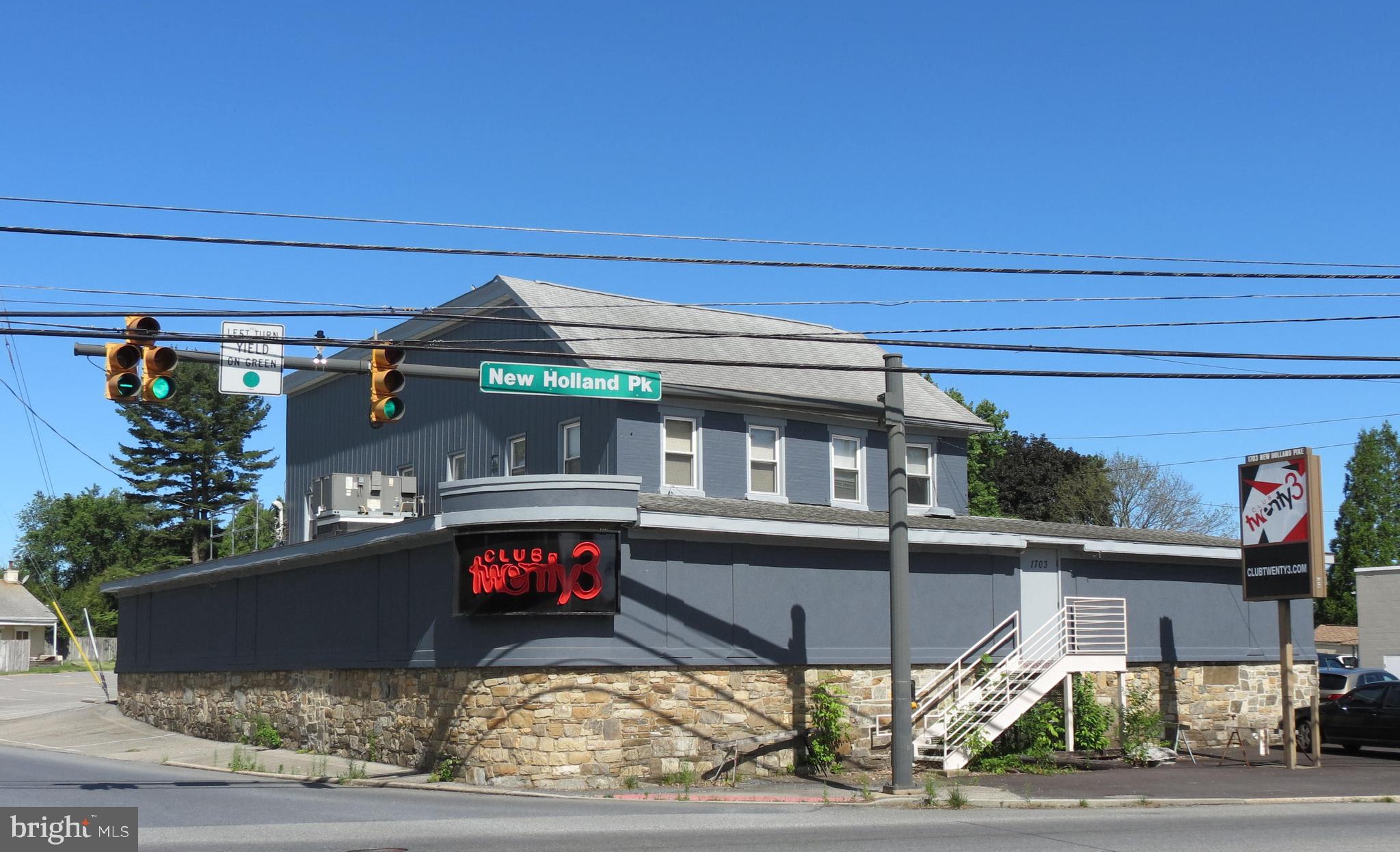 This property is located at a highly visible intersection east of Lancaster City. The sale price includes restaurant/nightclub and a 2-unit residential investment opportunity located at 1625 Eden Road which provides additional parking. Real estate, retail liquor license, furniture, fixtures and equipment are included. Kitchen is fully operable.