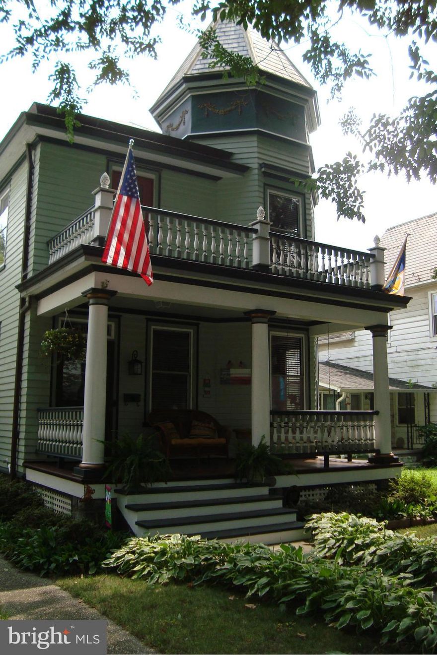 This stunning historic home (J.Fahey c1900) will amaze you with all original wood trim, floors, pocket doors and other historic details.  Elegant master bath, renovated kitchen and a 500sqft patio were recently added by the owners. Updated mechs, lg fenced yard and det garage. Location is perfect. Walk to restaurants, shops, library, opera house and on the parade route. An amazing  lifestyle.