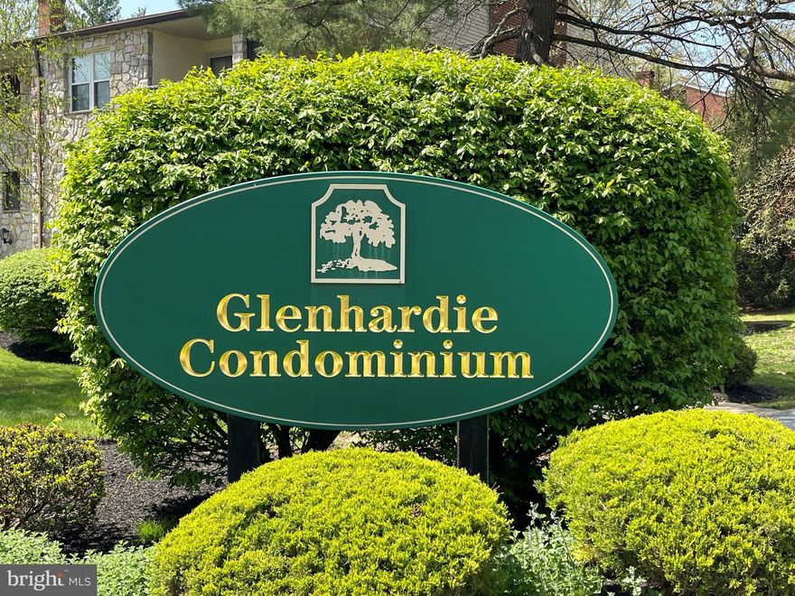 Welcome to Glenhardie Condominiums! This charming one-bedroom, one-bath unit is located in the desirable Deane Building and offers beautiful views. Inside, you'll find an updated kitchen, a full bath, ample closet space, and a spacious walk-in closet conveniently located in the entry hallway. Each unit also includes a private, assigned storage locker. Rent includes all utilities gas heat, water, and sewer making it a cost effective option for tenants. Perfectly situated for commuters, Glenhardie offers easy access to Routes 202, 30, 76, 422, and 476. Enjoy nearby shopping at King of Prussia Mall, groceries from Wegmans, and outdoor adventures at Valley Forge National Park. For an additional fee, tenants can join the adjacent Glenhardie Country Club, which features golf, tennis, and swimming amenities.