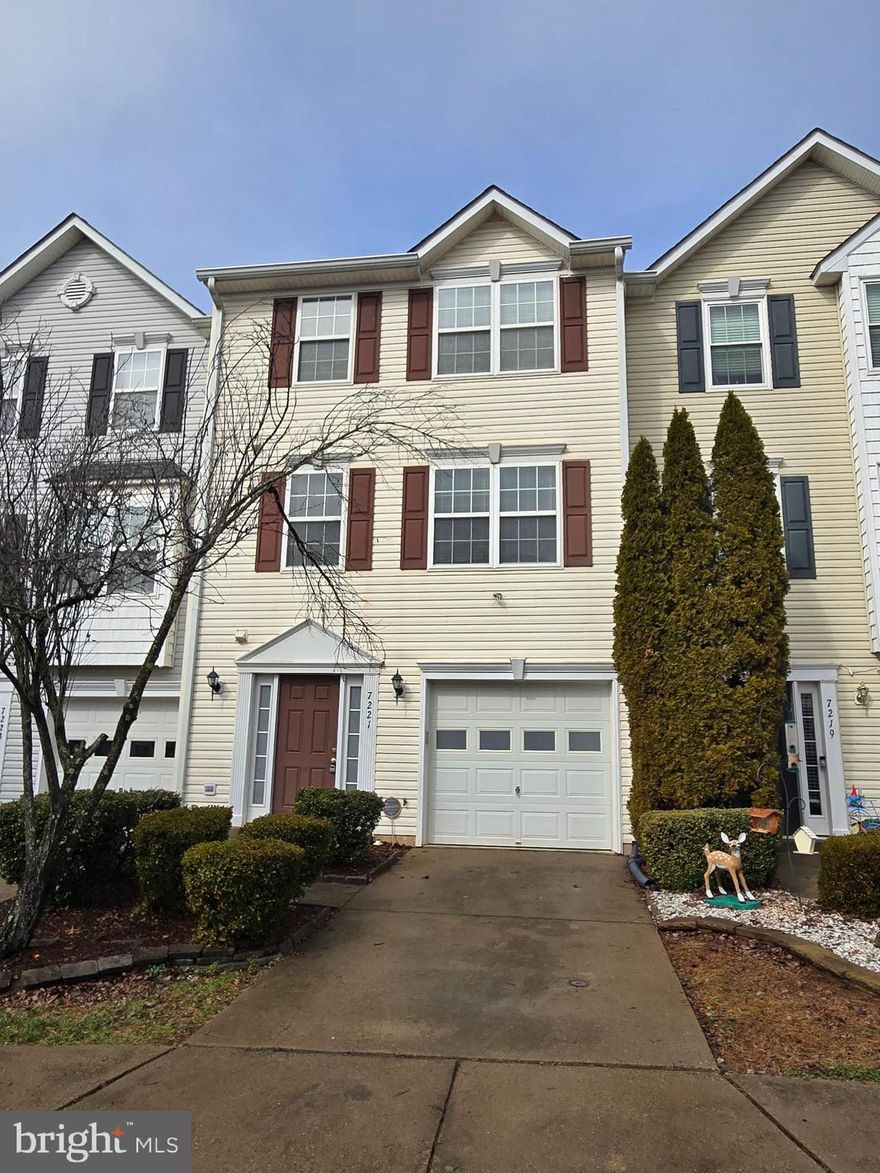 Spacious and move-in ready, this freshly painted and professionally cleaned 3-story home offers comfort and convenience throughout. The kitchen features a generous dining area and opens to a rear deck—perfect for outdoor entertaining or relaxing evenings at home.
The main level boasts a large Great Room along with a convenient half bath for guests. Upstairs, the Primary Suite includes a private bath with a soaking tub and separate shower.
The finished lower level offers a spacious recreational room complete with a cozy gas-burning fireplace—ideal for movie nights, a home office, or additional living space.
Conveniently located near Route 3, I-95, and a variety of shopping and dining options. Community amenities include an outdoor pool, clubhouse, walking paths, and playgrounds.