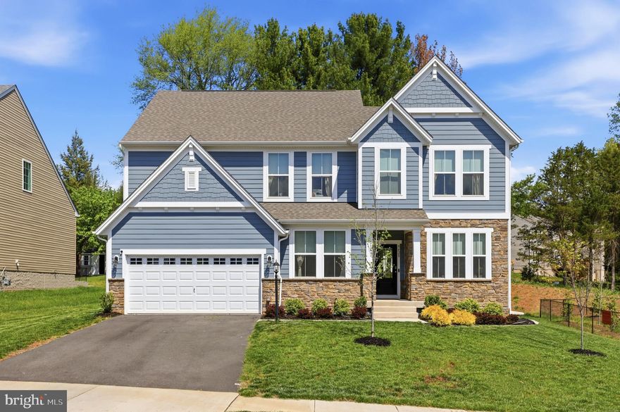 Introducing The Belleville at 9428 Deschamp Ct—a thoughtfully designed, modern Craftsman offering nearly 3,800 finished square feet of living space on a quiet cul-de-sac lot. This 5-bedroom, 4 full and 2 half bath home blends functional design with elevated finishes, tailored for today’s lifestyle.

Step inside to a welcoming foyer anchored by a private main-level study, ideal for a dedicated home office. The heart of the home unfolds into an open-concept living space featuring a gourmet kitchen with a large center island, stainless steel appliances, double wall ovens, gas cooking, and a walk-in pantry. The kitchen flows seamlessly into the adjoining dining and family rooms, creating an ideal setting for both everyday living and effortless entertaining. A main-level bedroom with a full bath offers flexibility for guests or multigenerational living.

Upstairs, you’ll find four generously sized bedrooms, including a spacious owner’s suite complete with a luxurious ensuite bath featuring dual vanities, a large walk-in shower, private water closet, and two expansive walk-in closets. A convenient upper-level laundry room and additional linen storage enhance everyday functionality.

The fully finished lower level expands your living space with a large recreation room and half bath—perfect for a media room, gym, or play space. Additional highlights include hardwood flooring, 9+ ft ceilings, energy-efficient systems, a two-car attached garage, and a well-proportioned 0.23-acre lot.

Located in a suburban setting with easy access to major commuter routes, this home delivers space, flexibility, and modern comfort in one cohesive design. The Belleville truly offers a seamless blend of style and practicality.