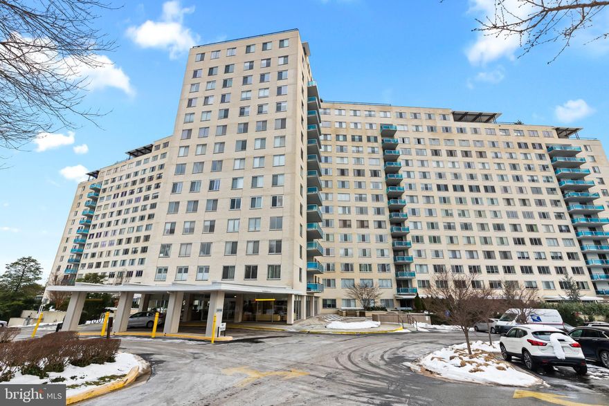 You will not want to miss this unique 2 bedroom 1 bath at the Grosvenor 2.  Fantastic spacious completely updated, freshly painted condo, with many windows and plenty of natural light.  Oh the sunsets, with SW exposure, private, nearly 500 sqft alfresco slate patio partially covered for entertaining or outdoor garden boxes for the green thumb in you, overlooking the pool.  Inside has been completely redone with the modern concept of an open kitchen space to welcome and entertain guests. Open peninsula L shaped island breakfast bar,  with places for 6 stools, natural gas 6 burner stove, and all stainless appliances and wine refrigerator.  White shaker cabinets, pendant and recessed lighting with beautiful LVP wood floors throughout. Bedrooms are spacious with an owners suite and a large walk-in closet and amazing bathroom with ceramic tile , glass shower with wand, bidet/ toilet and illuminating vanity mirror. Many closets have custom shelving  for organization and storage. This unit is less than 10 feet to the garage access and 75 feet or less to its conveying parking space # 78 for easy quick in and out access or to bring in groceries.  This unit is also one of the closest to the Grosvenor Red Line Metro tunnel and less than a mile from shopping at Whole Foods, and local restaurants and shopping.  This condo is truly unique with a private indoor outdoor single family home feel and a must see to appreciate all the conveniences of North Bethesda!