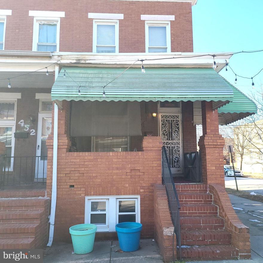 This property offers exceptional value and is ready for your personal touch! It features ample parking and three bedrooms with a full bath upstairs. The lower level has a convenient side entrance and another full bath. Located close to Johns Hopkins Hospital, this opportunity won't last long.