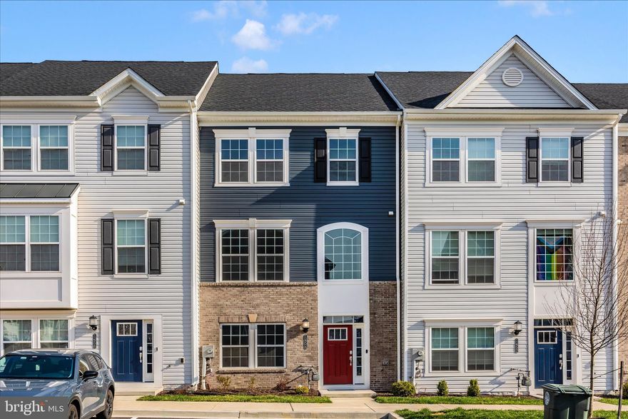 Lovingly maintained townhome in the sought after Sycamore Ridge community.   Home offers three finished levels of living space with a bathroom on each level.   The second floor is an open area with kitchen, family room, dining area, powder room, and sliding glass doors that lead to a deck.  Enjoy the quiet gorgeous views in the evenings on your private Trex low maintenance deck with privacy screens.  The deck furniture is negotiable with the sale.  The first floor offers two generous spaces that can be used for office space, reading room, gym or game room along with a full bathroom.   There is a gas powered tankless water heater and  the laundry room is convenient on the 3rd floor with the 3 bedrooms.   The main bedroom features a full bathroom with a walk-in closet.  The other two bedrooms have ample closet space.   The kitchen features a large island and stainless steel appliances.  The large hall tree in foyer stays with the house for extra storage and the dining room and deck furniture are negotiable.    This home has easy access to shopping, major highways, and downtown Frederick is a short drive away.  Neighborhood has convenient walking paths and tot lots.    Come see this beautiful move in ready home.