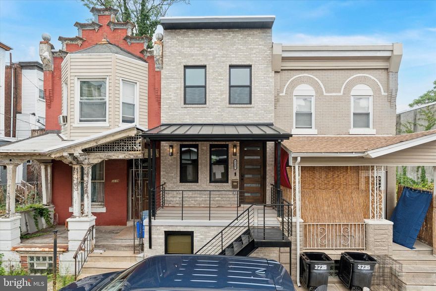 Welcome to this exquisite, newly constructed home offering 4 bedrooms, 3.5 bathrooms, and over 2,000 square feet of luxurious living space. The beautifully expansive brick facade enhances the home's curb appeal and is complemented by a front patio, providing additional outdoor seating.

As you enter, you're welcomed by an expansive open floor plan that seamlessly connects the living room and dining area to a chef's kitchen. The kitchen boasts designer tile, a full suite of appliances, a spacious island with pendant lighting, ample cabinet storage, and plenty of room to move about. Adjacent to the kitchen is a backyard oasis, perfect for entertaining or relaxing outdoors. A stylish powder room is conveniently located on the first floor.

Ascend to the second floor to find the master suite, featuring soaring ceilings, generous closet space, and large windows that flood the room with natural light. The master bathroom is a haven of luxury with a double vanity, a large shower, and custom designer tile. A second well-lit bedroom with ample closet space is also on this level.

The lower level offers additional living space, ideal for creating a media room, office space, or gym, complemented by a stylish exposed concrete wall that adds a modern touch. This level also includes two en-suite bedrooms, each with its own bathroom, a laundry room, and a mechanical room with extra storage. This meticulously designed home promises maintenance-free living for years to come and offers a 10-year tax abatement for substantial savings. Additional features include high-quality hardwood floors, exposed beams, central air and heating, and recessed lighting throughout. 

This home not only offers exceptional living but also presents a lucrative investment opportunity with significant potential for appreciation. Conveniently located near schools, Fairmount park, shopping, dining, the Philadelphia Art museum, and the zoo. Don’t miss the opportunity to make this stunning property your own!