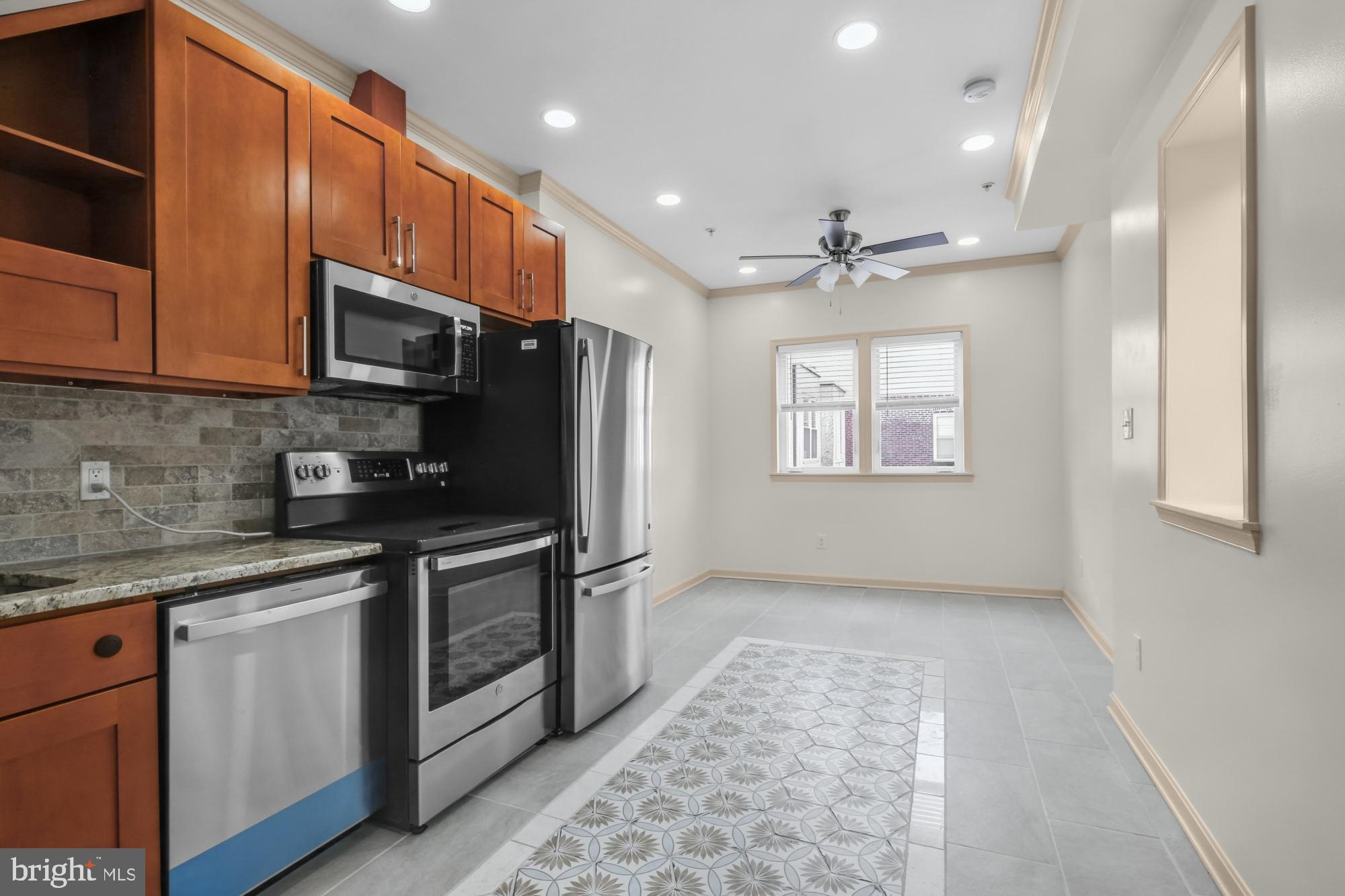 Available NOW:
Welcome to 2528 E Allegheny Ave #2nd Fl! This newly renovated 1 bedroom, 1 bathroom rental apartment offers a bright and comfortable layout. Enjoy a sunny living area with recessed lighting and a ceiling fan. This area is open to the eat-in kitchen featuring all stainless steel appliances, granite counters, and a stylish, unique floor. A stacked washer and dryer are conveniently located in the hall. The full tiled bathroom includes a vanity, medicine cabinet, and shower stall. Continue to the front bedroom, which features wood floors, two windows, a closet, and a ceiling fan. This home combines modern touches with a functional layout you’ll appreciate every day. Call today!
Lease Terms:
Generally, 1st month, 12th month, and 1 month security deposit due at, or prior to, lease signing. Other terms may be required by Landlord. $55 application fee per applicant. Cats and small dogs are conditional on owner's approval and may require an additional fee, if accepted. (Generally, $500/dog and $250/cat). Strictly no large dogs. Tenants responsible for: electricity, gas, cable/internet, and water. Landlord Requirements: Applicants to make 3x the monthly rent in verifiable net income, credit history to be considered (i.e. no active collections), no evictions within the past 4 years, and must have a verifiable rental history with on-time rental payments. Exceptions to this criteria may exist under the law and will be considered.