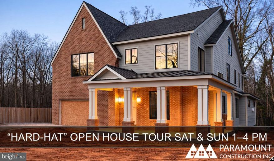Spring 2026 delivery. The 7,100 SF Cresthaven model was designed specifically for this rare, flat 11,100 SF lot by an award-winning in-house design team, resulting in a home that fits the site and maximizes livability and architectural presence. The home offers 7 bedrooms and 7.5 bathrooms with custom-fabricated kitchen and bath cabinetry, designer finishes and built-ins, and wide-plank white oak flooring throughout. Features include Pella windows and doors, Thermador professional appliances, a first-floor bedroom suite, large screened porch with built-in fireplace, three-zone HVAC, oversized two-car garage, flagstone patio, and classic brick exterior.

Ideally located close to downtown Bethesda and Washington, DC, the home offers easy access to dining, shopping, and top public and private schools, including Landon School and Holton-Arms, as well as the Bethesda Metro. Despite its central location, the property enjoys a private, wooded setting with tranquil views, enhanced by nearly 300 newly planted trees and plantings that create a natural sense of privacy and serenity. Hard-hat tours are available by appointment.