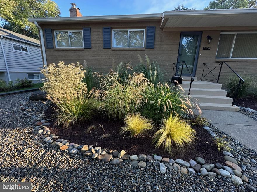 OPEN HOUSE SUNDAY MARCH 3, 1:00-3:00 PM, This impeccably maintained 4 BR/2.5 BA home is a private sanctuary of elegance & comfort. Refinished hardwood floors flow seamlessly throughout the main level, creating a warm & inviting foundation for the home’s open layout. The chef’s delight kitchen features granite countertops, stainless steel appliances & a breakfast bar, opening to a spacious living & dining area anchored by a Vermont Castings gas fireplace w/ a modern tiled hearth. Sunlight streams through windows dressed w/ tasteful, contemporary treatments, while a sophisticated, modern light fixture adds a polished elegant touch. Off the kitchen, a bright enclosed sunroom extends the living space & flows directly to a new Trex deck, overlooking a fully fenced enchanting backyard retreat, featuring Japanese Maples, stone accents, a patio & a firepit—perfect for intimate gatherings or serene relaxation.  4 BRs on the main level include a versatile office or dining room & a large primary suite. The hall bathroom is a true showpiece w/ exquisite tilework & luxe fixtures.  The finished lower level expands the living space w/ a recreation room featuring a Vermont Castings wood-insert fireplace, pristine epoxy flooring, a refreshed half bath & flexible areas for a home gym, playroom, or hobbies.  Premium upgrades include a Trane HVAC system w/ AprilAire humidifier, new electric panel w/ 200 amp heavy up, 50 gallon hot water heater, GE washer & dryer, new stainless steel utility sink & refined interior & exterior finishes just minutes from Kensington shops, Metro & Rock Creek Park!