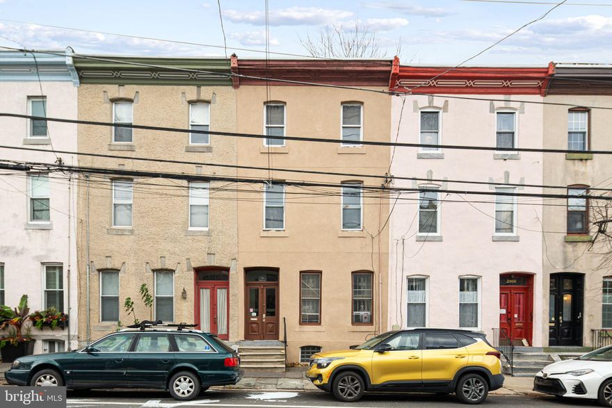 For a an investor or an owner-occupant Very exciting opportunity in Fairmount — a true quad! All separately metered . Original details, large deck and more.This four-unit building offers excellent width at 18 feet and the lot is at a 100-foot depth! of the block. The property includes four existing units: one 2-bedroom, two 1-bedrooms, and one studio. Ideal for investors looking to update and maximize value, or for those who prefer to step into a fully occupied building from day one.  Rarely does a property like this come to market — take advantage while you can. 24-hour notice required.  Studio Apt 1F - $700,  1 Bedroom Apt 1R - $900,   
Apt 2: 2 bedrooms -$1,225, Apt 3: 2 bedrooms for projected $1,100.