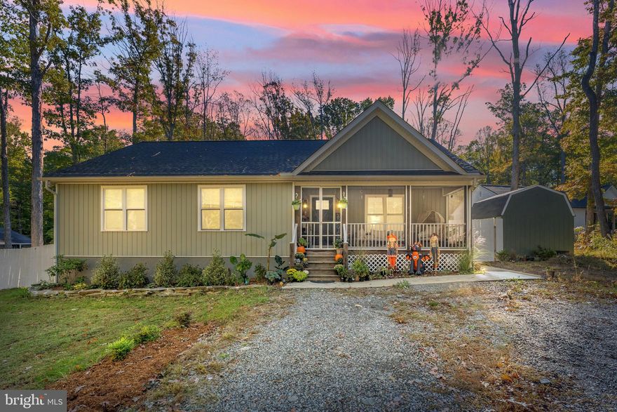 Welcome home to 1322 Kennon Rd! This beautiful 3-bedroom, 2-bath rambler, built in 2022, sits on a peaceful 1.02-acre lot offering the perfect blend of modern comfort and country living. Step inside to an open floor plan with luxury vinyl plank flooring throughout, a spacious kitchen with granite countertops, stainless steel appliances, and a large center island for entertaining. Relax on the covered front porch or enjoy the outdoors on the 10x12 patio overlooking the spacious backyard. Convenient single-level living in a serene setting.T his home is move-in ready and waiting for you!