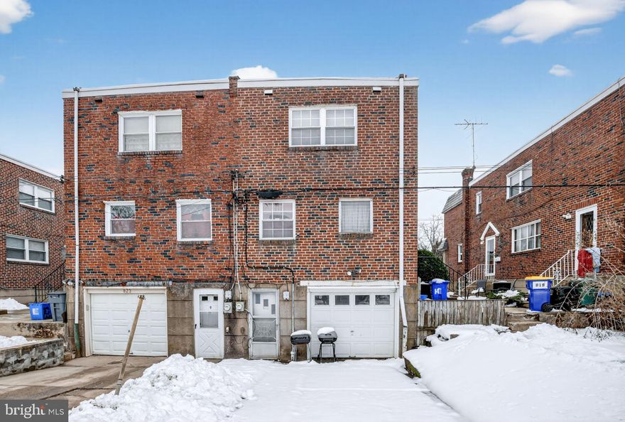 Brick home offering 3 bedrooms and 1.5 bathrooms in the 19111 section of Philadelphia. The first floor
features a foyer entry, a spacious living room with a window allowing ample natural light, a dining room,
and a modern eat-in kitchen.

The second floor includes three bedrooms. The basement provides additional storage or potential living
space and includes a half bathroom. Attached garage and driveway parking offer added convenience.
Property requires repairs and is being sold in present condition. Conveniently located near shopping,
public transportation, and major roadways. Offers potential for owner-occupants or investment
opportunities.