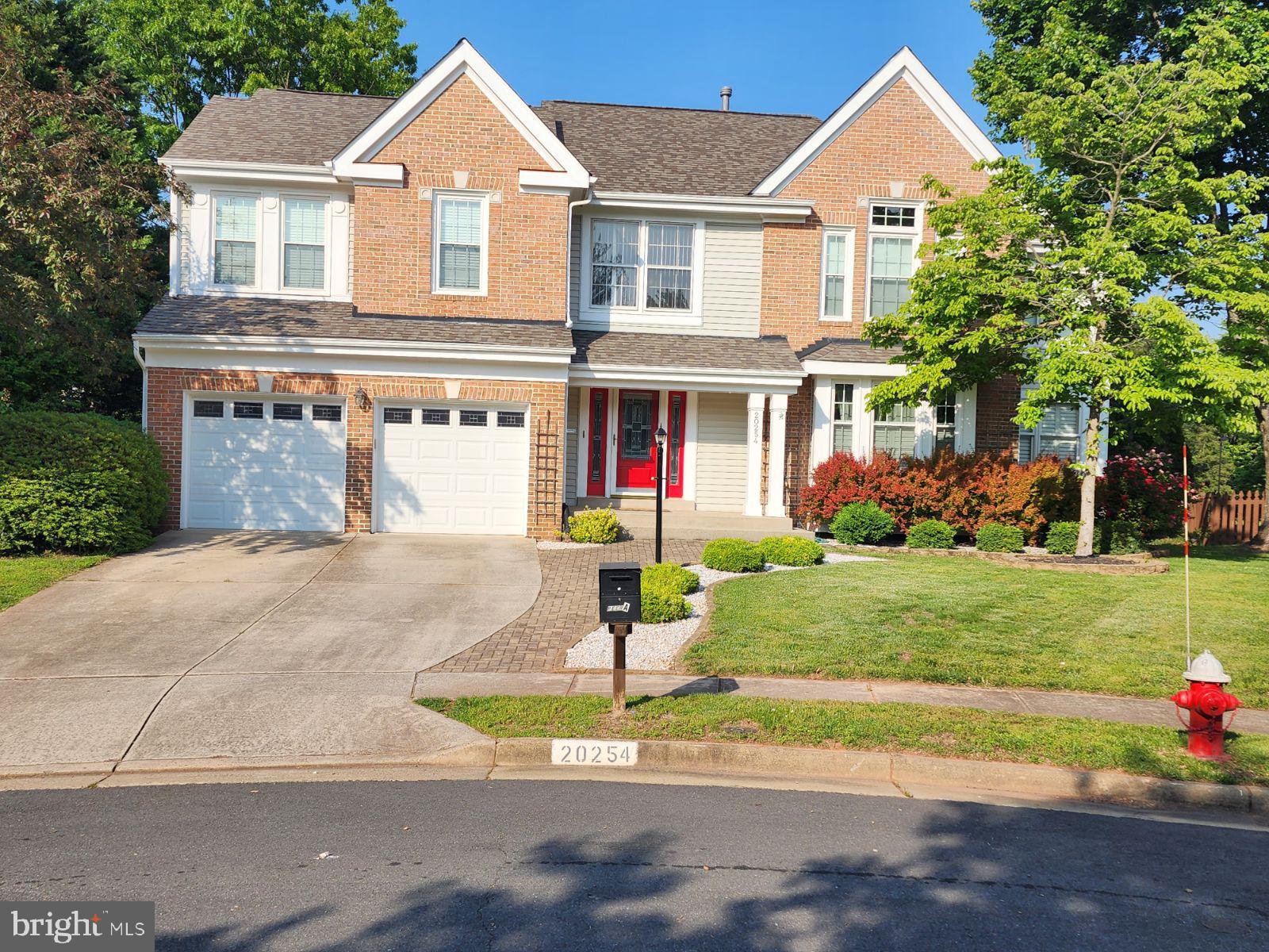 BTW TENANTS ARE PACKING, so LOOK PAST BOXES. This Beautiful 4 bedroom home enters to a grand two story foyer with cascading stairs and wrought iron balusters. The functional layout and elegant accents make this Home a great place to live! A morning room and breakfast area connects to an outstanding Chef's kitchen, which is complete with commercial grade range and hood, granite countertops, a breakfast bar with seating, elegant pendant lights and backsplash. The Family room is lined with windows and has lofty vaulted ceiling, fireplace and sits next to the formal dining room. The upstairs landing overlooks to the main level and features 4 nice sized bedrooms. The Master Suite has a extra Den or Closet and the Master Bath. Basement is finished, has a walk-up back yard access and has a den, full bath and large recreation room! Rear Yard has a great deck and the Home is located on a nice cul-de-sac. Thank you for Showing.