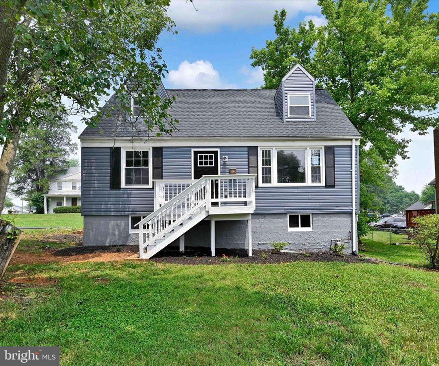 This Cape Cod on a .42 acre corner lot is a 10! The beautifully renovated home features 4 bedrooms and 3 full baths, including an en suite master bath.  Additional features include a new HVAC, new HWH, gorgeous white 42" cabinets, new stainless steel appliances, quartz countertops, new bathrooms, recessed lighting, gorgeous floors, an electric fireplace, finished basement, huge deck, and a long driveway.  The yard is an entertainer's dream! Now all you have to do is move in!
