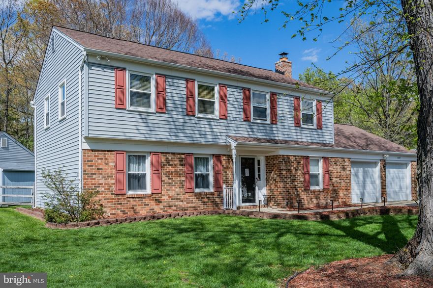Nestled on a peaceful cul-de-sac in the desirable Sentry Woods, this classic two-story colonial-style home presents an irresistible blend of time-honored charm and offers 2,015 square feet of spacious living. This 4 bed, 2 ½ bath abode is a beautiful blend facade of brick and siding. As you step inside, the welcoming foyer leads into traditional formal living and dining rooms, perfect for entertaining or quiet evenings. The main level flows towards the heart of the home-the generously sized eat-in kitchen right next to the family room cozied with a woodburning fireplace and a convenient powder room for family and friends to use. The upper level features four well-appointed bedrooms, including a primary suite with a private full bathroom and a secondary full bath to serve the remaining bedrooms. This floor plan offers ample flexibility for a home office or creative space. Don’t just dream about the lifestyle; step into it. Welcome Home!