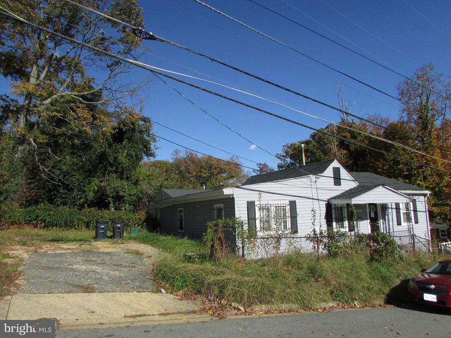 SHORT SALE APPROVED AT LIST PRICE!

Property is sold STRICTLY AS-IS. No electricity on site—please bring a flashlight for evening showings.

SERIOUS INVESTOR OPPORTUNITY. This 3-bedroom, 2-bath ranch-style rambler offers solid structural bones, strong value-add potential, and clear upside. With cleanup and renovation, the property can perform like a substantially newer home. The list price reflects current condition only—after-repair value supports meaningful equity creation for the right buyer. Do not judge the opportunity by its exterior.

Location is a major advantage. Centrally positioned just minutes from Washington, DC, this property offers excellent transit access:

Approximately 1.3 miles to Suitland Metro Station

Approximately 1.8 miles to Capitol Heights Metro Station

Approximately 2.5–3 miles to Benning Road Metro Station

Enjoy convenient access to multiple Metro lines, shopping, dining, and major commuter routes including I-295 and I-495, making this an ideal location for resale or long-term rental demand.

Strategic Growth Upside: The property is located approximately 3–4 miles from the planned new RFK Stadium and surrounding mixed-use redevelopment, one of the largest upcoming investment projects in Washington, DC. This redevelopment is expected to bring infrastructure improvements, jobs, entertainment, and increased buyer demand to surrounding neighborhoods—strengthening long-term value.

Approved short sale + strong transit access + proximity to major redevelopment = a rare equity opportunity.

Act fast—this is a true equity play.

GREAT PRICE, GREAT LOCATION, GREAT VALUE!!!