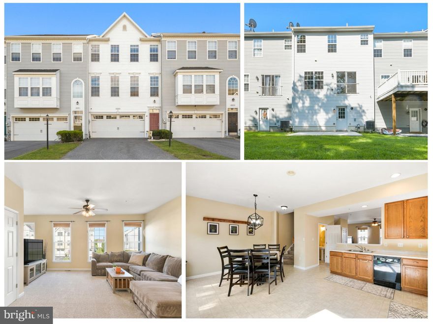 Well kept multi-level townhome backing up to a tree line, with an attached two car garage and additional driveway parking.  Boasting three bedrooms and two and half baths.  Open floor plan concept.  Large eat-in kitchen with tons of cabinet and counter space including a pantry.  Large living room off the kitchen with cozy carpeting.  The top level offers and large master suite with vaulted ceilings, walk-in closet and an attached master bath equipped with a large soaking tub and a stand-up shower.  Two additional bedrooms sharing a full hall bath with a tub/shower combination.  Unfinished basement area waiting for your finishing touches with a rough-in bath.  Very convenient to interstate 70, shopping, restaurants and a brand-new Chick-fil-A being built up the street!   Low monthly HOA.