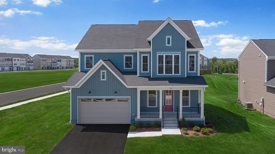 Welcome home to this stunning 4-bedroom, 3.5-bath brand-new, single-family home by Van Metre Homes in the highly sought after Snowden Bridge community!  The Sheldon 40-F2 model is perfectly designed for comfort and style.  From the moment you step inside, you’ll be greeted by spacious living areas, 9-foot ceilings, and luxury vinyl plank flooring that flows throughout the main level, creating a bright and open feel.  Every detail of this home has been carefully crafted with today's homeowner in mind, offering thoughtful upgrades and beautiful finishes throughout.  Off the foyer, a private study provides the perfect space for a home office or quiet retreat. The gourmet kitchen is the heart of the home, featuring stainless steel appliances, quartz countertops, upgraded cabinetry, a walk-in pantry with built in shelves, and a large central island, flowing seamlessly into the dining area and spacious great room in a true open concept design, perfect for entertaining.  Upstairs, the primary suite offers a peaceful retreat with a large walk-in closet and its own bath complete with a large frameless glass shower with a built-in seat. Three additional bedrooms provide plenty of space for family or guests, all with plush carpet and upgraded padding for added comfort. You will find the laundry on the upper level for added convenience, as well as 2 additional full bathrooms. Enjoy outdoor living on the deck overlooking the spacious yard, ideal for entertaining or relaxing on sunny afternoons. The full walk-out basement, complete with a bathroom rough-in, is ready to be customized to fit your lifestyle—whether that’s a recreation room, home gym, or extra living space. With its two-car garage, corner lot setting, and thoughtful upgrades throughout, this home perfectly blends warmth and functionality.  Come see for yourself—you’ll feel right at home the moment you walk through the door! Enjoy all the amenities Snowden Bridge has to offer, which include walking paths, dog park, pool and pirate ship splash park, a 15,000 sq foot indoor sportsplex with basketball, tennis and volleyball courts, bike track and an on-site daycare! Situated in the heart of the Shenandoah Valley, just minutes from downtown Winchester, shopping, restaurants and major roadways! Schedule your showing today!