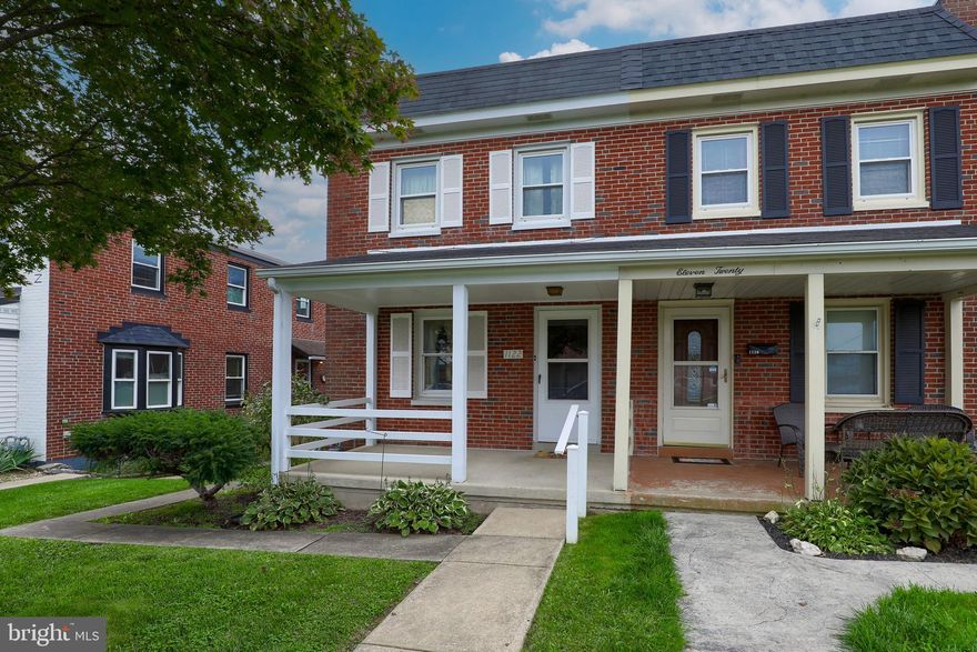 3 bedroom brick semi detached home in Lancaster with off street parking. This home features kitchen with dining area, ceiling fans in all bedrooms and walk out basement.  Rear patio leads to fenced in backyard with shed.