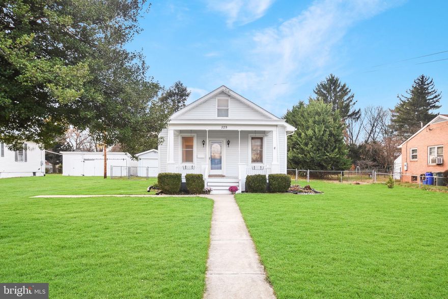 Beautiful single family home for a townhouse price! Enjoy your morning coffee on the freshly painted front porch or have fun entertaining in the massive fully fenced backyard! Plenty of parking with an oversized 1 car garage. Roof is less than 1 year old with brand new gutters. Hardwoods throughout the main level with large room sizes. Escape upstairs to the enormous room with endless possibilities. Conveniently located to downtown Frederick, Baker Park, restaurants, shopping, commuter routes and Ft. Detrick. This home is a must see and won't last long!