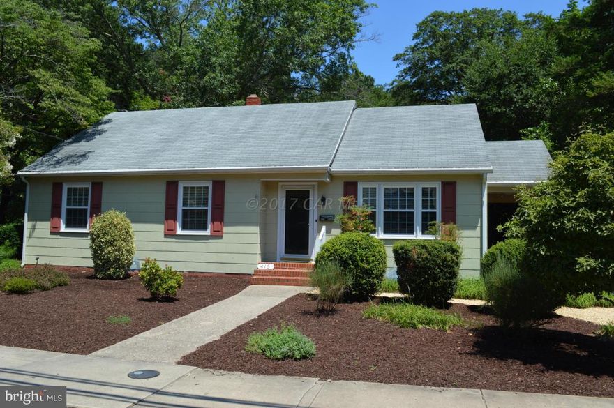 Adorable 3 Bedroom 2 Bathroom Rancher located 1 block from Salisbury University.  Lots of updates/upgrades including Replacement windows, HP with Central A/C, Cozy FR with Beautiful Brick Fireplace with Gas Insert, Large attached Garage with opener, Nice Kitchen with modern appliances, Hardwood Floors, Covered Side Porch, Spacious Finished basement with several rooms is not included in square footage, Private Patio, Lots of Parking, Partially fenced yard, 200 amp electric, Move in Condition!! Annual Water fee includes Sewer Fee and trash Removal. ADDITIONAL FINANCING OPTIONS AVAILIBLE THROUGH SNHS