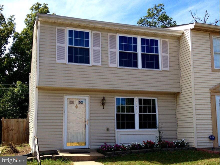 must see!! updated end unit beautiful ready to move in clean carpet, newer siding,roof, A/C, windows, FRIDGE, STOVE, WASHER AND DRYER, laminated floor, huge deck, fenced. conveniently located close to mall and shopping walking distance to schools. 2 assigned parking spaces in front of TH. Motivated seller.