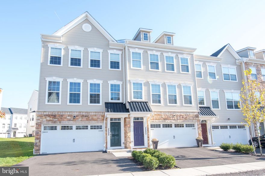 Showings start and move in ready on November 6, 2019.  Location, location, location!  This beautiful end unit townhouse is located on one of the most sought after lots in the newer High Grove community.  Nestled away on Matts Way, this unit has common area on left side and back with excess parking for 8 immediately available outside your front door. While part of the desirable Central Bucks South school district, this town home is located right off Route 611 (Easton Rd) and minutes to Doylestown, NJ and the PA Turnpike.  Finished Above Grade 2280 Sq. Ft, coveted Cantwell Model, this end unit has extra windows on the main and upper floor areas to allow beautiful sunlight to shine in during the day and breath-taking sunsets to be seen at night. This unit was designed with you in mind and features many upgrades for your living pleasure.  The kitchen includes upgraded 42" cabinets with an 8' granite center island, gas cooking, granite counter tops, and hardwood floors.  Window treatments for most all windows, including the sliding glass doors.  TV walk mounts in place throughout the house to easily place your TVs in prime viewing areas. Open floor plan in living room, dining room and kitchen allows for entertaining and relaxing with family and friends.  Ceiling fans in every room except kitchen and bathrooms.  Master Bedroom suite includes two sizeable walk in closets, double sink vanities, walk in shower, tiled garden tub and an enclosed bathroom.  Laundry room equipped with washer and dryer on third floor so no lugging around laundry from floor to floor. Full Trek deck off of the kitchen and patio pavers and privacy fence outside your lower level back door.  Energy efficient appliances include on demand water heating to keep your energy bills down.  Pets allowed on a case by case basis for an additional pet fee of $100 per month fee. Non-smoking. Don't miss this rare opportunity to live in a newer upgraded end unit town home, in a great school district, convenient to entertainment, dining and public transportation all at an affordable price!