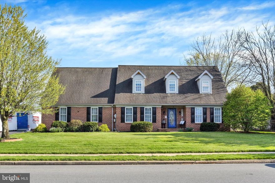 Welcome home to this all-brick Cape Cod in desirable Country Squire Estates! Thoughtfully maintained and beautifully updated, this inviting 2–3-bedroom, 2 full bath home blends classic character with modern comfort.  The stylish Rutt & Martin kitchen and bath add a touch of elegance, while the convenient first-floor primary bedroom offers easy living. Step inside to find a warm and functional layout, including a partially finished lower level perfect for additional living or entertaining space. The second floor features an additional bedroom, a cozy den, a versatile office/workout or reading area, and a second full bath. A dedicated second HVAC system ensures year-round comfort, and a walk-in storage area provides added convenience. Enjoy outdoor living at its best with a private, level backyard enclosed by a 6-foot vinyl fence. The dining area opens through a sliding glass door to an expanded concrete patio and a spacious 12 x 24 gazebo—perfect for relaxing evenings or hosting family gatherings and barbecues. Additional features include a large shed, side-entry garage, and over $52,000 in thoughtful upgrades completed by the current owner. With no HOA, convenient access to major routes including 322, Route 72, and the PA Turnpike, and close proximity to Hershey Medical Center, this home offers both comfort and convenience. Located in the sought-after Palmyra Area School District, this property is full of charm, potential, and pride of ownership—ready for you to move in and enjoy!