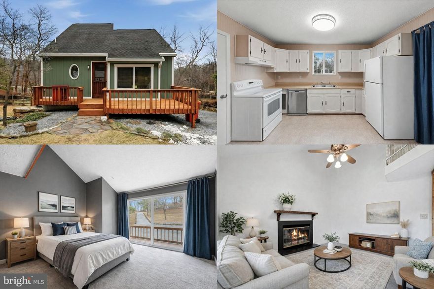 This charming home offers a perfect blend of comfort, privacy, and natural beauty in a peaceful community. Enjoy sweeping mountain views from your spacious yard, providing a serene backdrop for outdoor activities, gardening, or simply unwinding after a busy day.  Enjoy the fresh paint and carpet! The fenced yard offers privacy and security, providing a great space for outdoor activities. Inside, the open kitchen and dining area create an inviting space for everyday living or entertaining. The full basement offers versatile options, whether you need additional storage, a home office, or extra living space. The large yard, along with a well-maintained shed, provides ample space for hobbies, storage, and outdoor projects. This home is located in a community with easy access to nearby amenities and is just a short drive from Martinsburg and Hagerstown. You can enjoy the tranquility of rural living while still being close to shopping, dining, and work opportunities. If you're looking for a home that combines privacy, comfort, and convenience, this property could be the perfect fit.