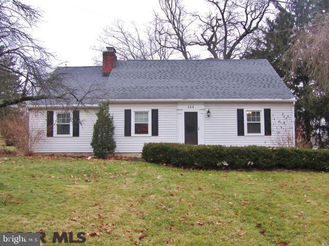 Charming and well maintained 1950's Cape Cod in Pine Grove Mills with original hardwood flooring, arched entryways and built-ins throughout! Cozy Living Room with a brick hearth gas fireplace, oversized Dining Room with corner cabinet, and lovely eat-in Kitchen with Corian Countertops. Two Bedrooms and a Ceramic tiled Full Bathroom complete the first floor. Upstairs find a second Full Bathroom, the spacious Master Bedroom with sitting area, and separate Office/Den (currently being used as a nursery). The large fourth Bedroom features plenty of closet space and there is tons of extra storage in the accessible attic area and in the unfinished lower level with Laundry, Utility area, and a Tandem style integral Garage. Enjoy time outdoors in the fenced backyard and entertaining on the newly installed large 32 x 15 deck. Home features Thermopane Windows, a Radon Mitigation System, and offers a 1 Year Home Warranty.