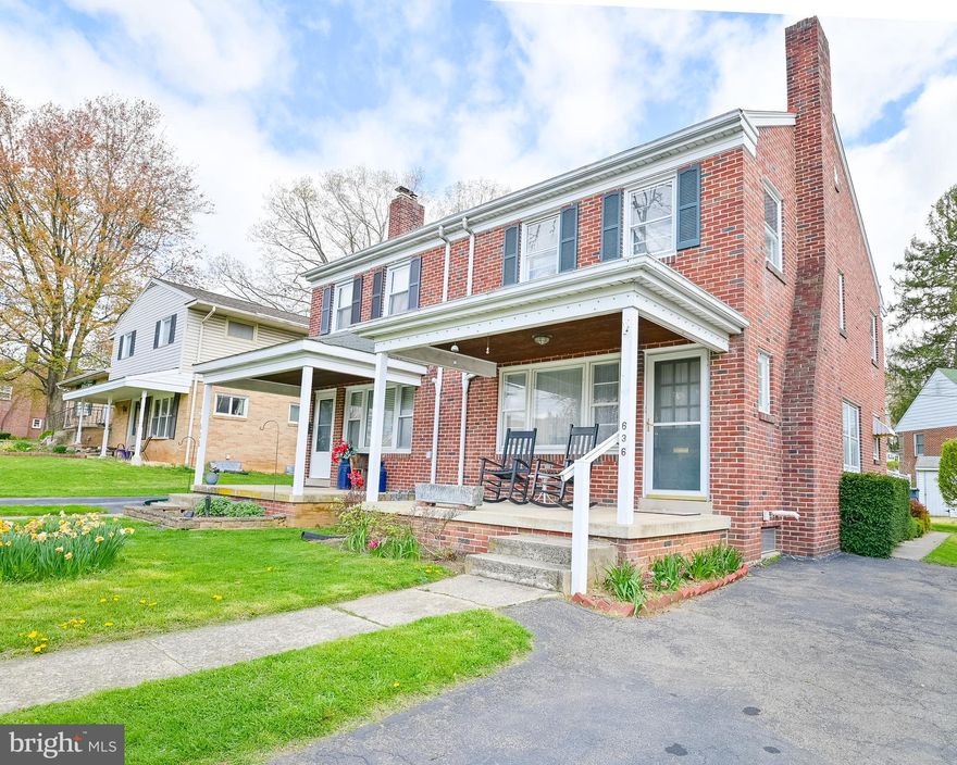 Beautiful Manheim Township home in Grandview Heights.  Lovingly maintained, bright and welcoming.  Lots of charm.  Home features living room fireplace, lots of windows, hardwood floors, bathroom on first floor, porch and deck for enjoying those warm days, off-street parking, work benches and more!  Home warranty included.  Close to major routes and all amenities.