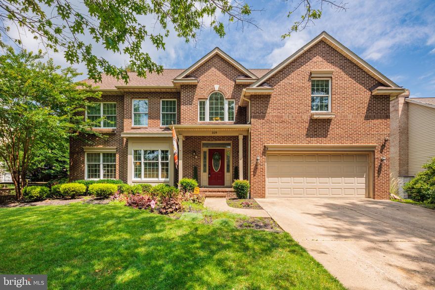 Stunning brick front colonial offers a stately and timeless vibe from the moment you approach it. This vibe extends to the inside, which offers a unique and thoughtful layout. The gourmet kitchen has a triple window over sink allowing natural light to flood the space, a large island (with microwave built in), gas stove, double wall oven, large pantry, and an open site line to family room.  Awesome butler's pantry, providing additional storage and serving space, or perfect for crafting, a homework station, or small office. Family room with fireplace and niche perfect for builtins or entertainment center (existing one can convey.)  Luxurious primary suite with a wow size ensuite bathroom, offering dual double size vanities, two closets, soaking tub, and oversized walk-in shower. Generously sized bedrooms with ample closet space. Jack and Jill bath with hall access as well. Additional features/details include stunning hardwood floors, fresh paint, main level laundry/mudroom, dramatic two story foyer with Palladian window, extensive trim package, tons of recessed lighting, flower box over garage adding a French / English flair.  A Baltimore Ravens fan’s dream- the sports-themed recreation room features a billiards table area, bar area, builtins, and full bath. If you aren't a sports fan then this basement could easily be converted to suit your needs with its versatile space perfect as a family room, game/play room, crafting area, etc. Private backyard bordered by evergreen trees and large deck are the perfect combo for summer fun and gatherings. Covered front porch is the perfect spot for some ferns or pretty planters. Located conveniently to downtown Bel Air, offering easy access to amenities and entertainment yet tucked away desirable Spenceola Farms in beautiful Forest Hill. Roof approx. 7 years. Community pool is located off Cherry Tree Square. This home was the former model and is evident in its impeccable attention to detail!