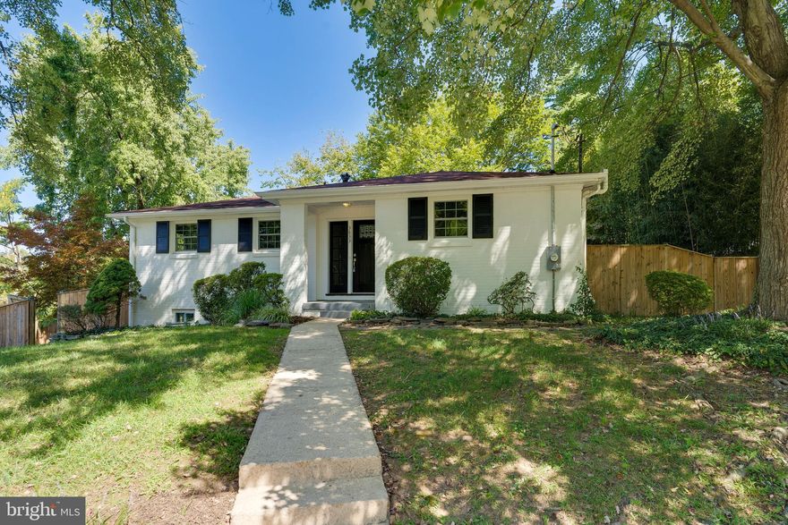 **The seller requests that any and all offers be submitted by Tuesday, September 17th, at noon.** Welcome to 3833 Denfeld Avenue, an exquisitely renovated residence in the heart of Rock Creek Palisades. This elegant home, boasting 2,558 square feet of modern living space, seamlessly blends contemporary sophistication with timeless charm.

Upon entering, you are greeted by freshly refinished wood floors (2024), which add a warm and inviting ambiance throughout the main level. The gourmet kitchen, updated in 2019, features sleek countertops and stainless-steel appliances, ensuring a delightful culinary experience. Adjacent to the kitchen, the dining area provides a seamless transition for gatherings and meals.

The home includes four generously sized bedrooms. The primary suite, with its private bath, offers a serene retreat. Two additional modern bathrooms, also renovated in 2019, provide ample convenience for residents and guests alike.

For those desiring extra space, the finished basement offers endless possibilities—whether it be a home office, gym, or additional living area.

Step outside to the beautifully painted exterior, completed in 2024, which enhances the curb appeal of this charming abode. The expansive 8,765-square-foot lot offers ample outdoor space for recreation and relaxation, and a fully fenced rear yard provides privacy.

Additional renovations (2019) include new windows, HVAC, water heater, radon system, electrical panel, and HVAC air condenser (2023). A Tesla car charger is conveniently located near the driveway.