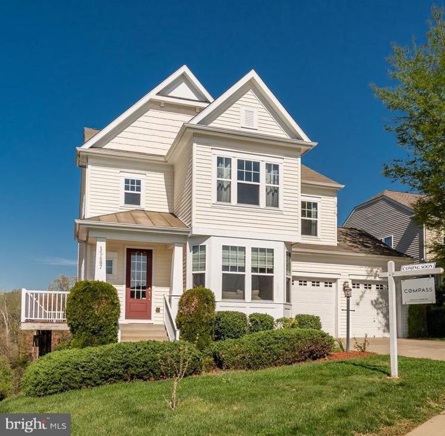 NEW ROOF BEING INSTALLED! Don't miss this amazing opportunity in the  highly desired  Hope Hill Crossing. This home is located on the neighborhood's premier lot as it backs to lush woods and has HOA maintained open areas in the back and entire lot next door offering truly expansive and breathtaking views from the wrap around back and side deck.  The main level features hardwood floors, detailed moldings, spacious family room with stone fireplace and open kitchen with granite counters and stainless appliances .  Upstairs you will find four generous size bedrooms, two full  bathrooms and laundry.  The primary bedroom has large private bath with dual sinks, separate tub, rain shower head, and walk in closet. The basement will stun you with all the amazing options possible here. Featuring 12 foot ceilings, this large entertaining space is an entertainers dream complete with full size wet bar and full bathroom with jetted rub. All this in Hope Hills Crossing, which offers a  community pool, clubhouse, playgrounds, sidewalks and maintained walking trails. VA Assumable Loan at 2.25%