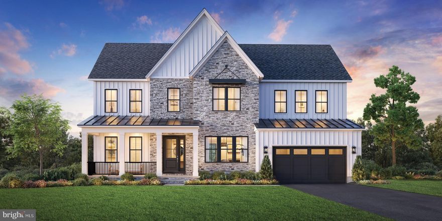 Where luxury meets comfort: Welcome home to the Russo Modern Farmhouse!  This stunning new construction single-family home offers over 4,700 sq ft of luxury living space across three fully finished levels. The main level features an open-concept floor plan and includes a convenient entry-level bedroom with a 5' walk-in shower and built-in bench, ideal for guests or multigenerational living. The gourmet kitchen showcases an alternate island design with a waterfall countertop feature, upgraded two-toned cabinetry, and premium KitchenAid® appliances. The upper level boasts a spacious primary suite with walk-in closets and a spa-inspired bathroom featuring a freestanding soaking tub, oversized frameless glass shower with built-in bench, and private water closet. Three additional bedrooms, two full bathrooms, and a full laundry room complete this level. The finished lower level provides excellent versatility with a large recreation room, private bedroom, full bathroom, and additional finished room that’s perfect for a home gym or media room. Additional features include a two-car front-entry garage with driveway parking and professionally selected designer finishes throughout. Call us today to learn more about making this home yours, with an expected September 2026 delivery!