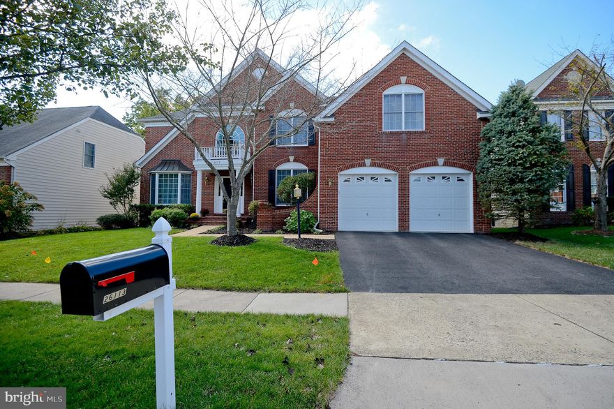 This beautiful home is located in upscale Preserve at South Riding, backs to trees and golf course. Stunning brick front Harvard model offers dramatic open two-story foyer, main level library, formal dining room, huge gourmet kitchen with center island, 42 inches upgraded maple cabinets, granite countertops, SS appliances, backsplash, recessed lights, two-story family room with floor to ceiling brick fireplace, over 200 sq/ft of solarium addition, 4 foot extended family room with second staircase to upper level. Large master bedroom with sitting room, large walk-in closets, and a lush master bath with a Jaccuzzi tub, a separate shower, a dressing area, dual vanities, linen closet, a private toilet area. Guest room with full bath, walk-in closet, 3rd & 4th bedrooms with Jack and Jill suites. The laundry room is located on the main level.  Oversized two-car garages. New paint on the upper level. One owner VERY WELL maintained home! Close to Dulles South Recreation Center, area shops & restaurants, and Airport.