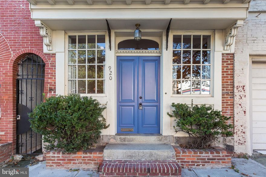 Classic Federal Hill 14ft. wide row home with over 2600 sq. ft. of living space! Original wood floors and exposed brick highlight the open floor plan featuring spacious bedrooms, and private 3rd level master suite with claw foot bathtub. Huge rear courtyard is perfect for relaxing and outdoor entertaining!
